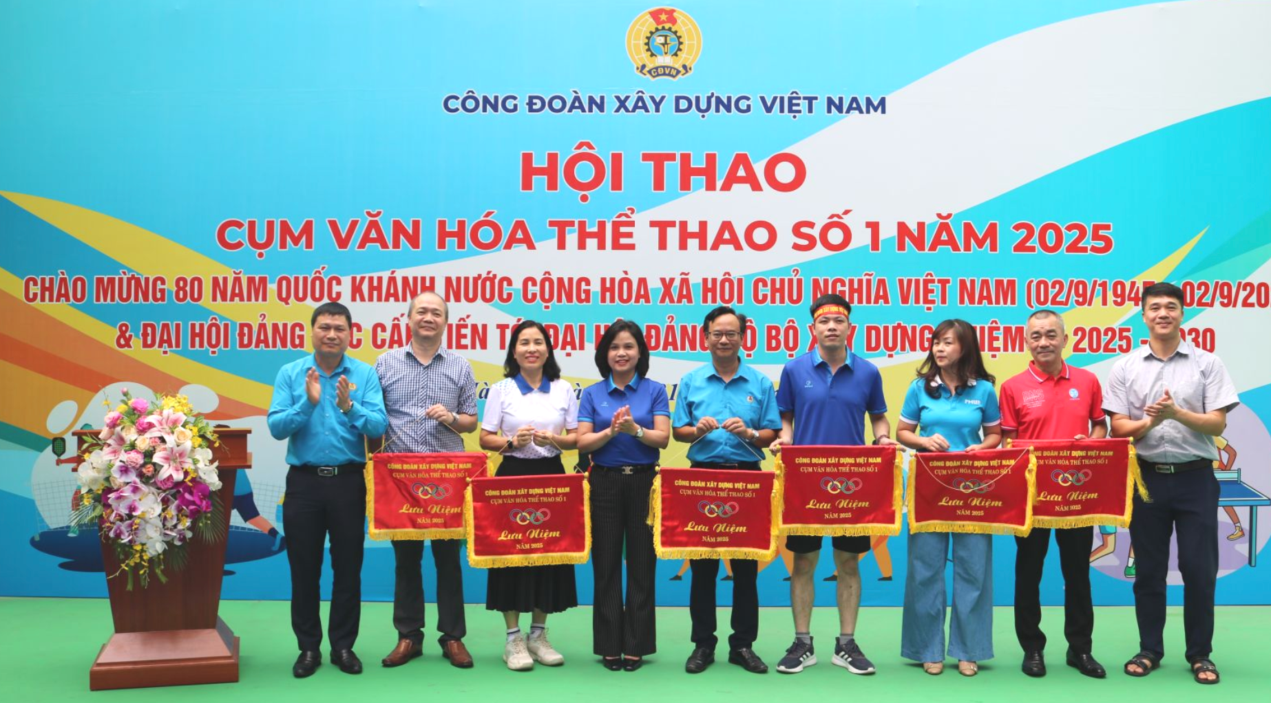 Người lao động ngành Xây dựng sôi nổi trong ngày Hội thao chào mừng 80 năm Quốc khánh 2/9- Ảnh 8. Người lao động ngành Xây dựng sôi nổi trong ngày Hội thao chào mừng 80 năm Quốc khánh 2/9- Ảnh 8.