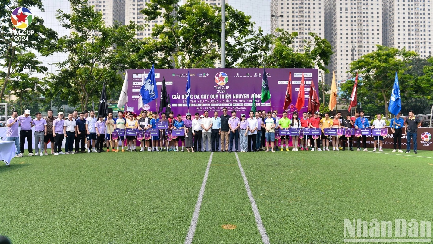 12 đội tham gia giải bóng đá TIM CUP 2025 gây quỹ xây trường vùng cao- Ảnh 8. 12 đội tham gia giải bóng đá TIM CUP 2025 gây quỹ xây trường vùng cao- Ảnh 8.
