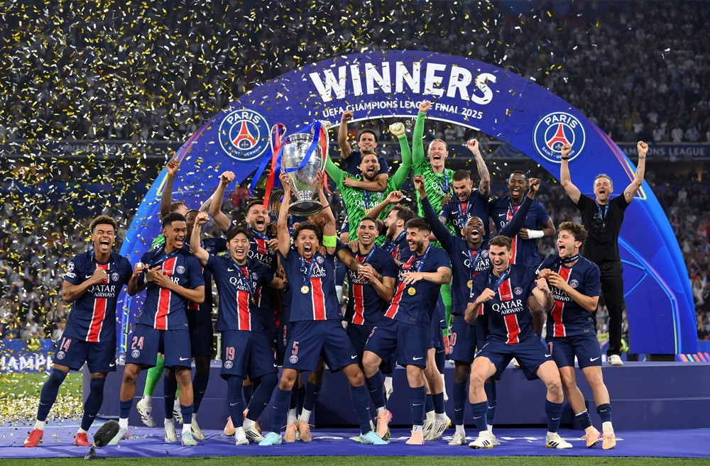 PSG lập loạt kỷ lục vô tiền khoáng hậu tại Champions League nhờ các yếu tố nào?- Ảnh 1. PSG lập loạt kỷ lục vô tiền khoáng hậu tại Champions League nhờ các yếu tố nào?- Ảnh 1.