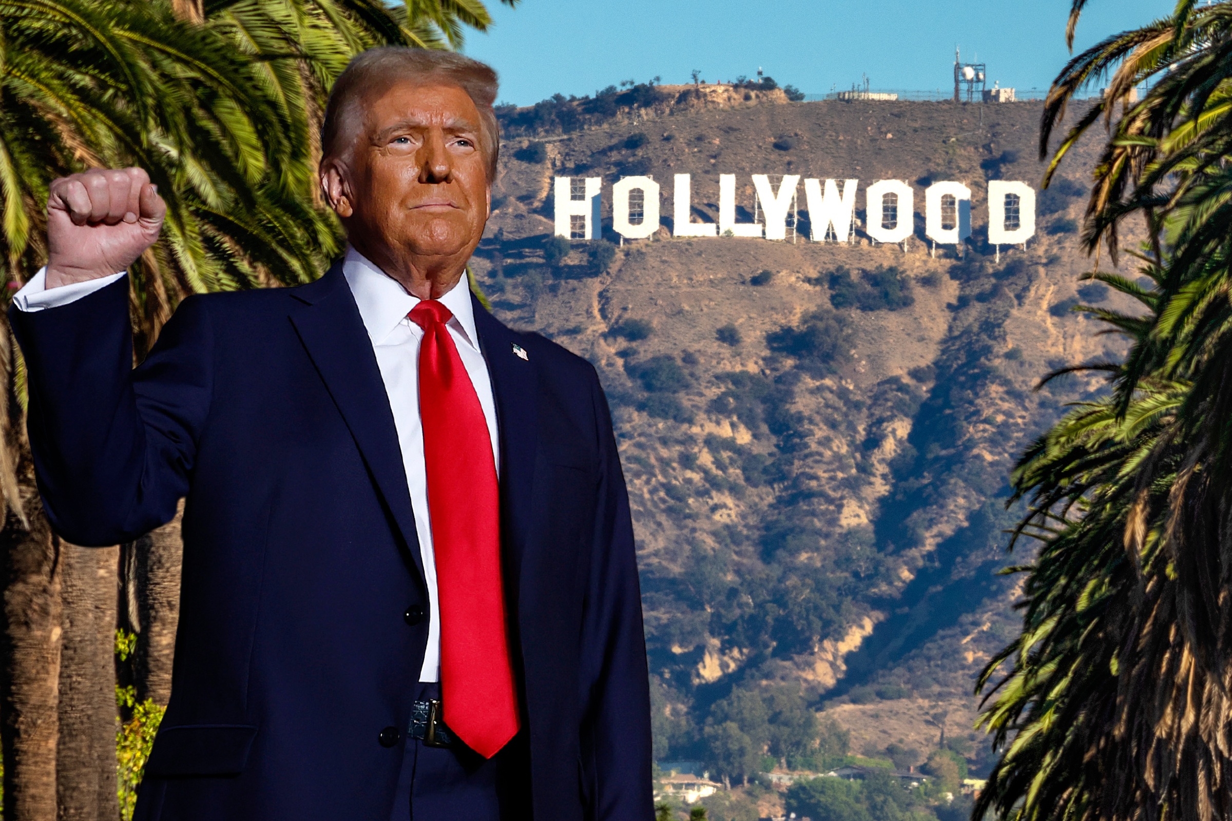 Hollywood lên tiếng về việc Tổng thống Donald Trump tuyên bố áp thuế 100%- Ảnh 1. Hollywood lên tiếng về việc Tổng thống Donald Trump tuyên bố áp thuế 100%- Ảnh 1.