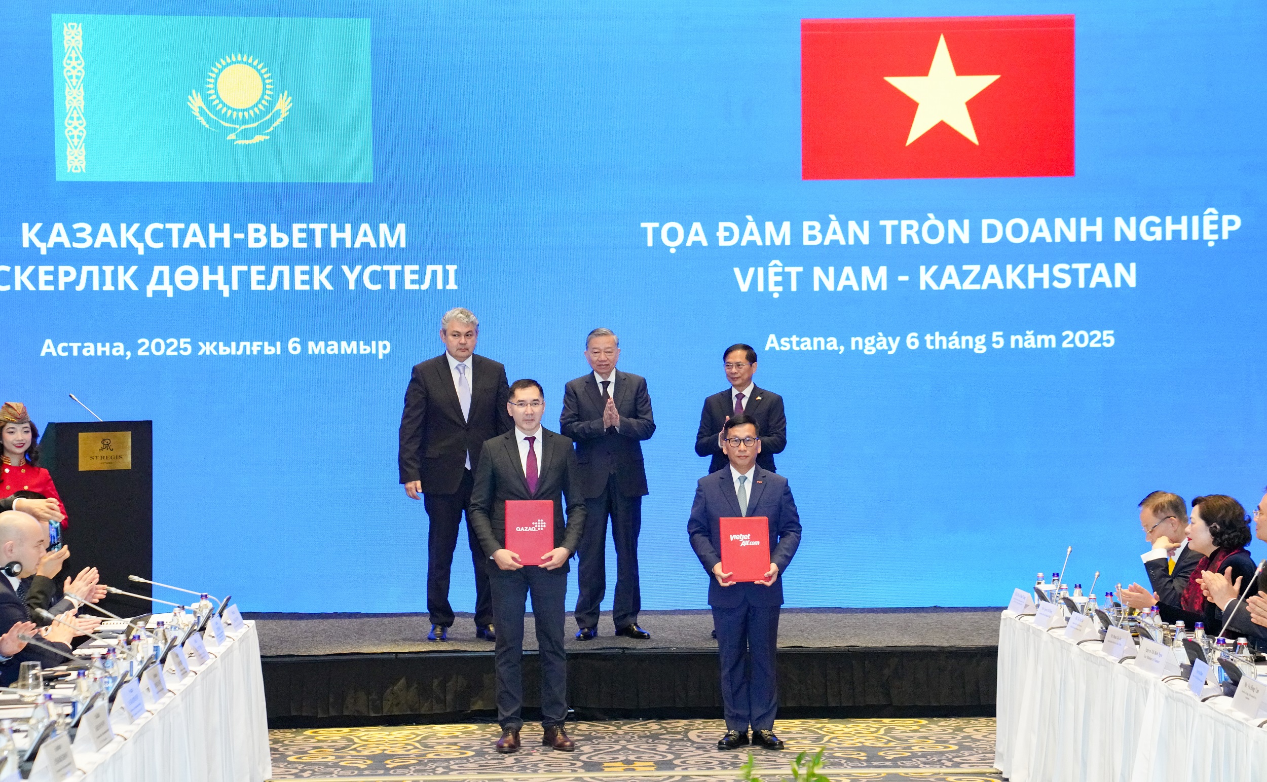 Ra mắt hãng hàng không Vietjet Qazaqstan- Ảnh 1. Ra mắt hãng hàng không Vietjet Qazaqstan- Ảnh 1.