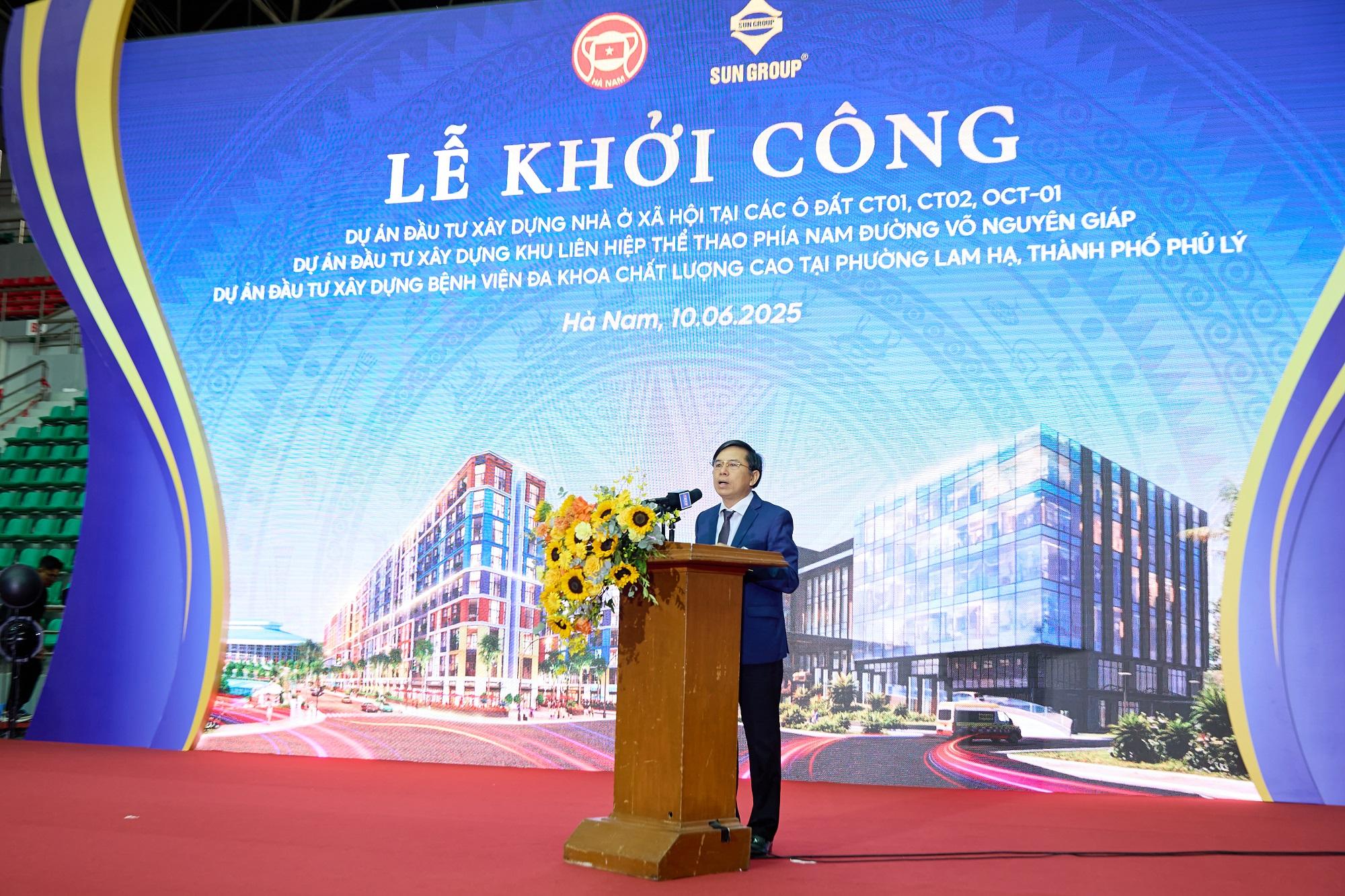 Sun Group đồng loạt khởi công 3 dự án có ý nghĩa an sinh xã hội lớn tại Hà Nam- Ảnh 2. Sun Group đồng loạt khởi công 3 dự án có ý nghĩa an sinh xã hội lớn tại Hà Nam- Ảnh 2.
