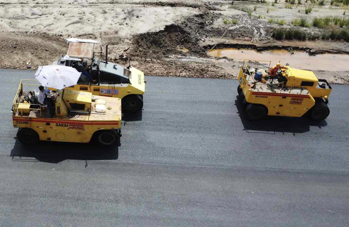 Thi công chặng cuối đường 5,2km kết nối hai tuyến cao tốc và cảng Phước An- Ảnh 4. Thi công chặng cuối đường 5,2km kết nối hai tuyến cao tốc và cảng Phước An- Ảnh 4.