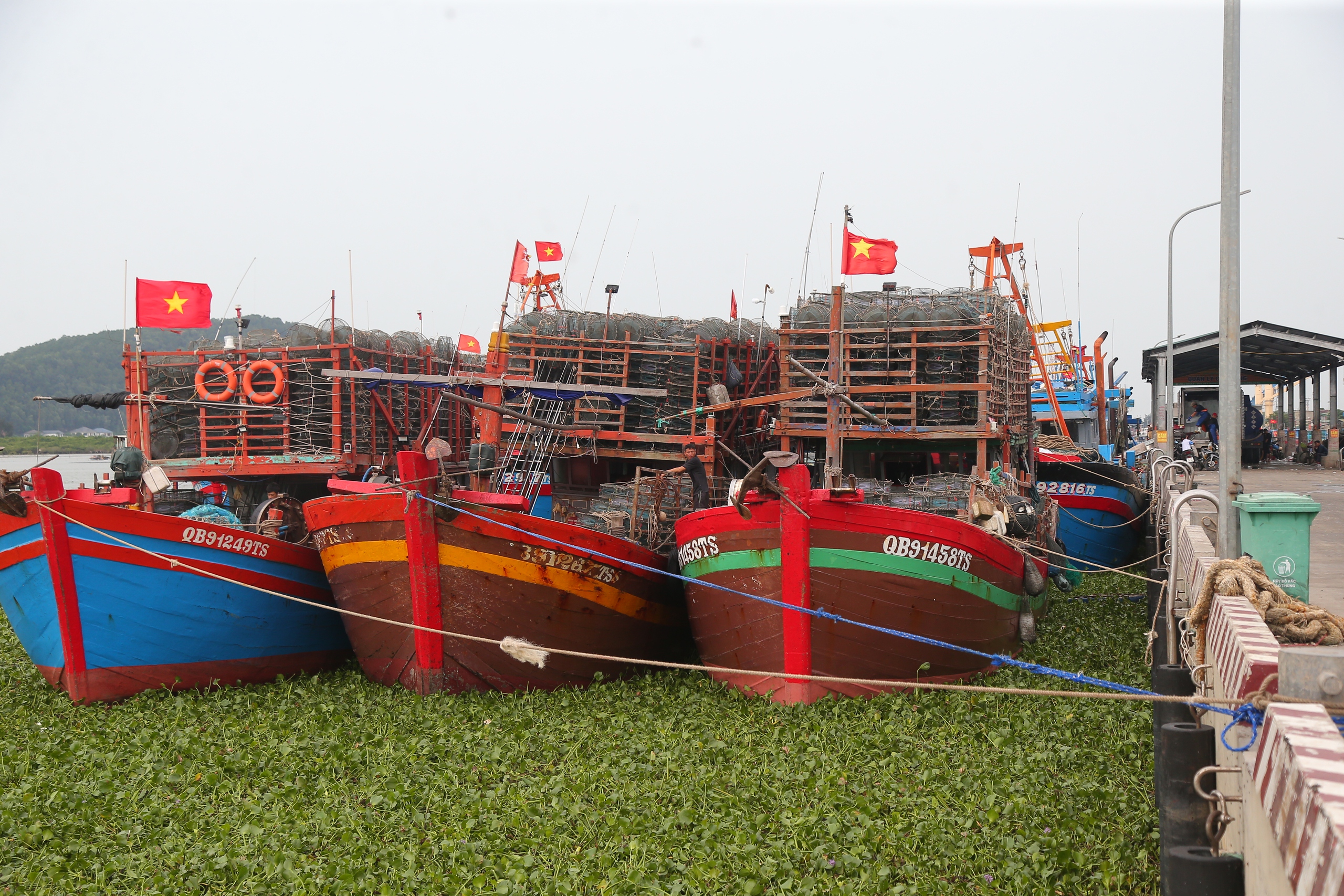 Ngư dân Nghệ An chủ động vào bờ tránh bão- Ảnh 1. Ngư dân Nghệ An chủ động vào bờ tránh bão- Ảnh 1.