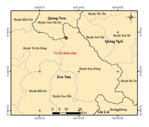 Kon Tum: Liên tiếp xảy ra nhiều trận động đất tại huyện Kon Plông- Ảnh 1. Kon Tum: Liên tiếp xảy ra nhiều trận động đất tại huyện Kon Plông- Ảnh 1.