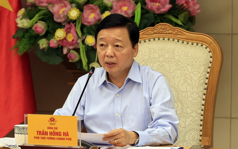 Phó Thủ tướng Trần Hồng Hà chủ trì cuộc họp với các Bộ, ngành, địa phương về công tác giải phóng mặt bằng phục vụ dự án đường sắt tốc độ cao Bắc-Nam. (Ảnh: VGP/Minh Khôi) Phó Thủ tướng Trần Hồng Hà chủ trì cuộc họp với các Bộ, ngành, địa phương về công tác giải phóng mặt bằng phục vụ dự án đường sắt tốc độ cao Bắc-Nam. (Ảnh: VGP/Minh Khôi)
