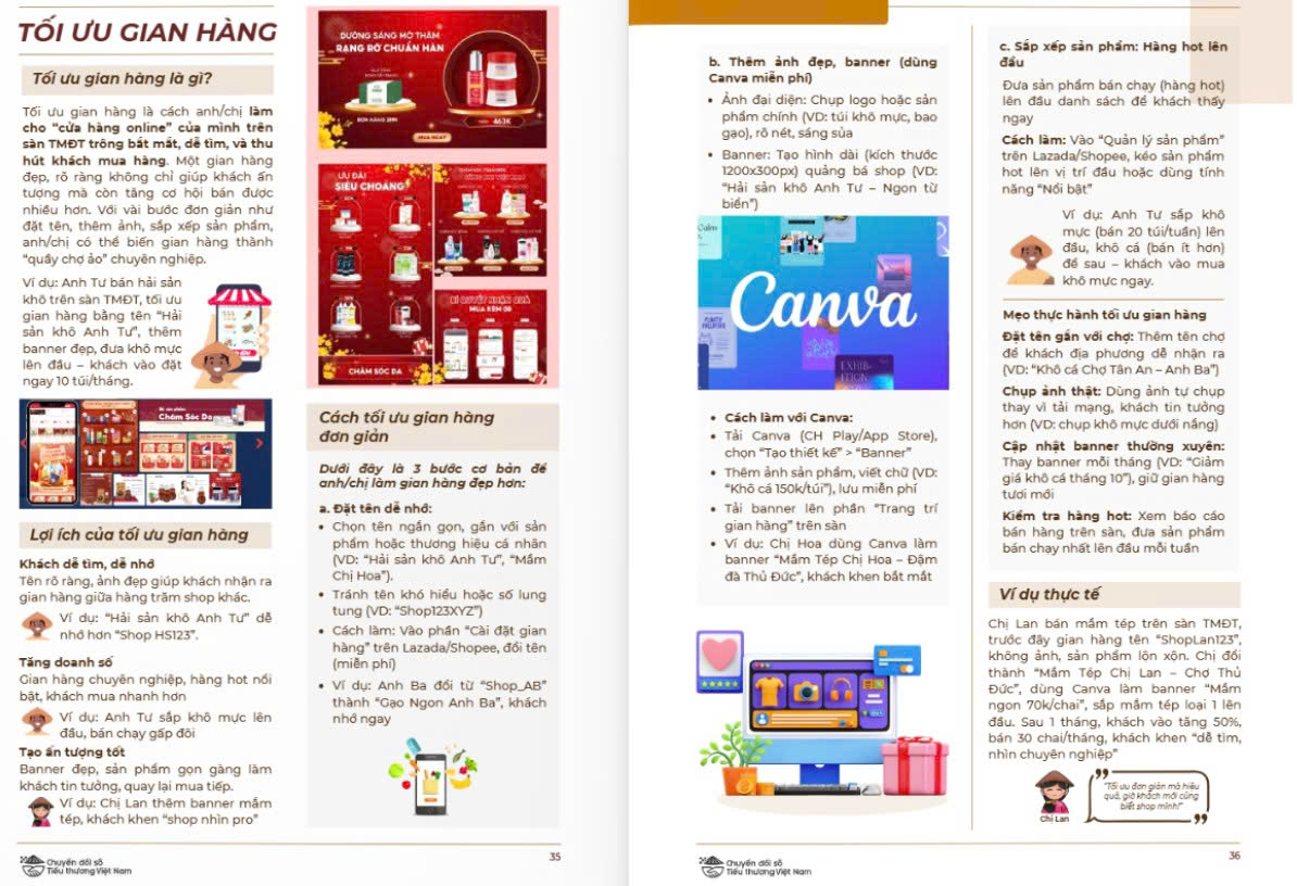 Lên chợ, lên sàn: “Cẩm nang gối đầu” đưa tiểu thương hòa mình vào thời đại số- Ảnh 1. Lên chợ, lên sàn: “Cẩm nang gối đầu” đưa tiểu thương hòa mình vào thời đại số- Ảnh 1.
