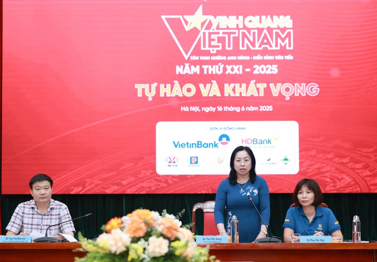Công bố Chương trình "Vinh quang Việt Nam" năm 2025: Tôn vinh 19 tấm gương tiêu biểu- Ảnh 1. Công bố Chương trình "Vinh quang Việt Nam" năm 2025: Tôn vinh 19 tấm gương tiêu biểu- Ảnh 1.