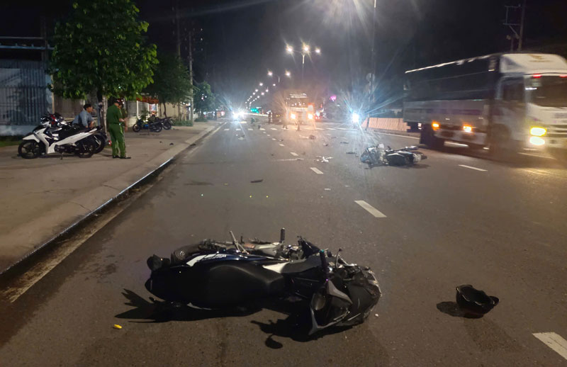 Hiện trường vụ tai nạn. Hiện trường vụ tai nạn.