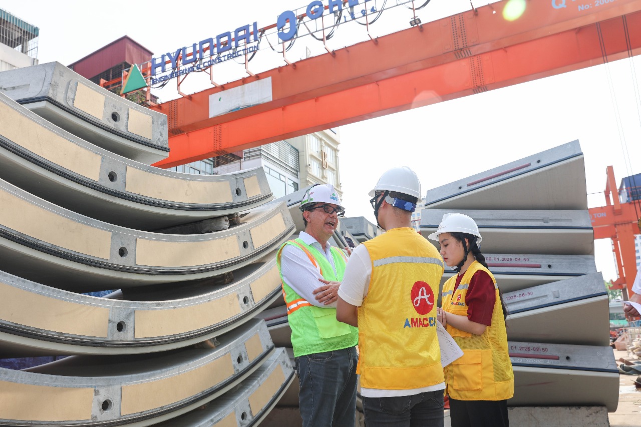 AMACCAO khẳng định năng lực chuẩn quốc tế tại công trình trọng điểm Thủ đô- Ảnh 2. AMACCAO khẳng định năng lực chuẩn quốc tế tại công trình trọng điểm Thủ đô- Ảnh 2.