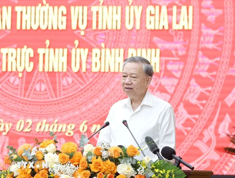 Tổng Bí thư: Đưa Gia Lai mới trở thành cực tăng trưởng quan trọng ở Trung-Trung Bộ- Ảnh 1. Tổng Bí thư: Đưa Gia Lai mới trở thành cực tăng trưởng quan trọng ở Trung-Trung Bộ- Ảnh 1.