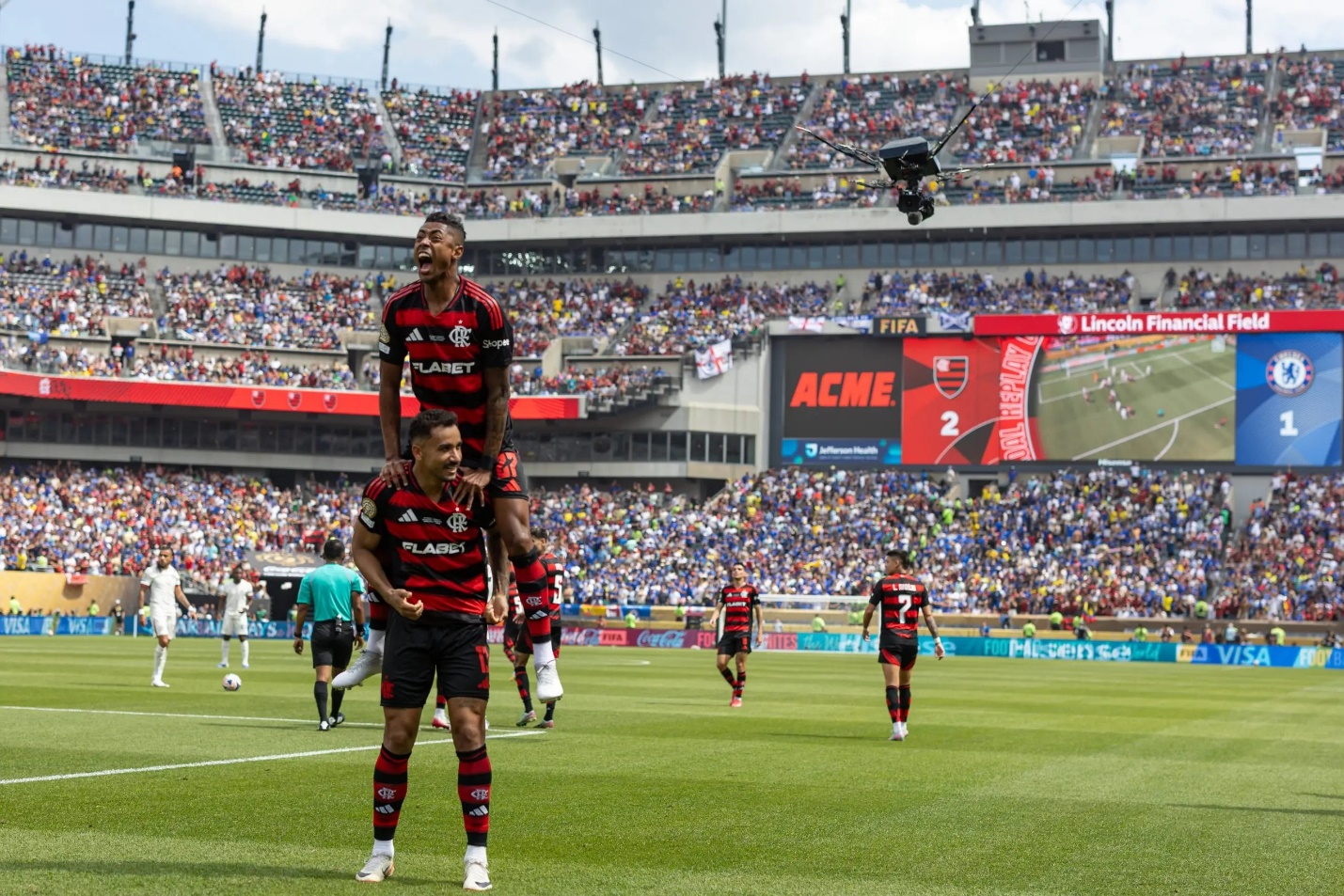 FIFA Club World Cup: Jackson thẻ đỏ, Chelsea thảm bại trước Flamengo- Ảnh 2. FIFA Club World Cup: Jackson thẻ đỏ, Chelsea thảm bại trước Flamengo- Ảnh 2.
