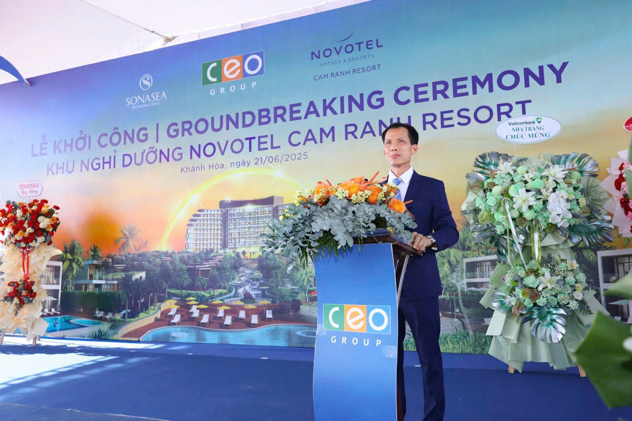 Tập đoàn CEO khởi công dự án Novotel Cam Ranh Resort- Ảnh 1. Tập đoàn CEO khởi công dự án Novotel Cam Ranh Resort- Ảnh 1.