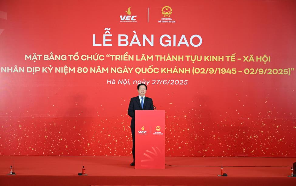Bàn giao mặt bằng cho Triển lãm thành tựu kinh tế - xã hội kỷ niệm 80 năm ngày Quốc khánh- Ảnh 2. Bàn giao mặt bằng cho Triển lãm thành tựu kinh tế - xã hội kỷ niệm 80 năm ngày Quốc khánh- Ảnh 2.