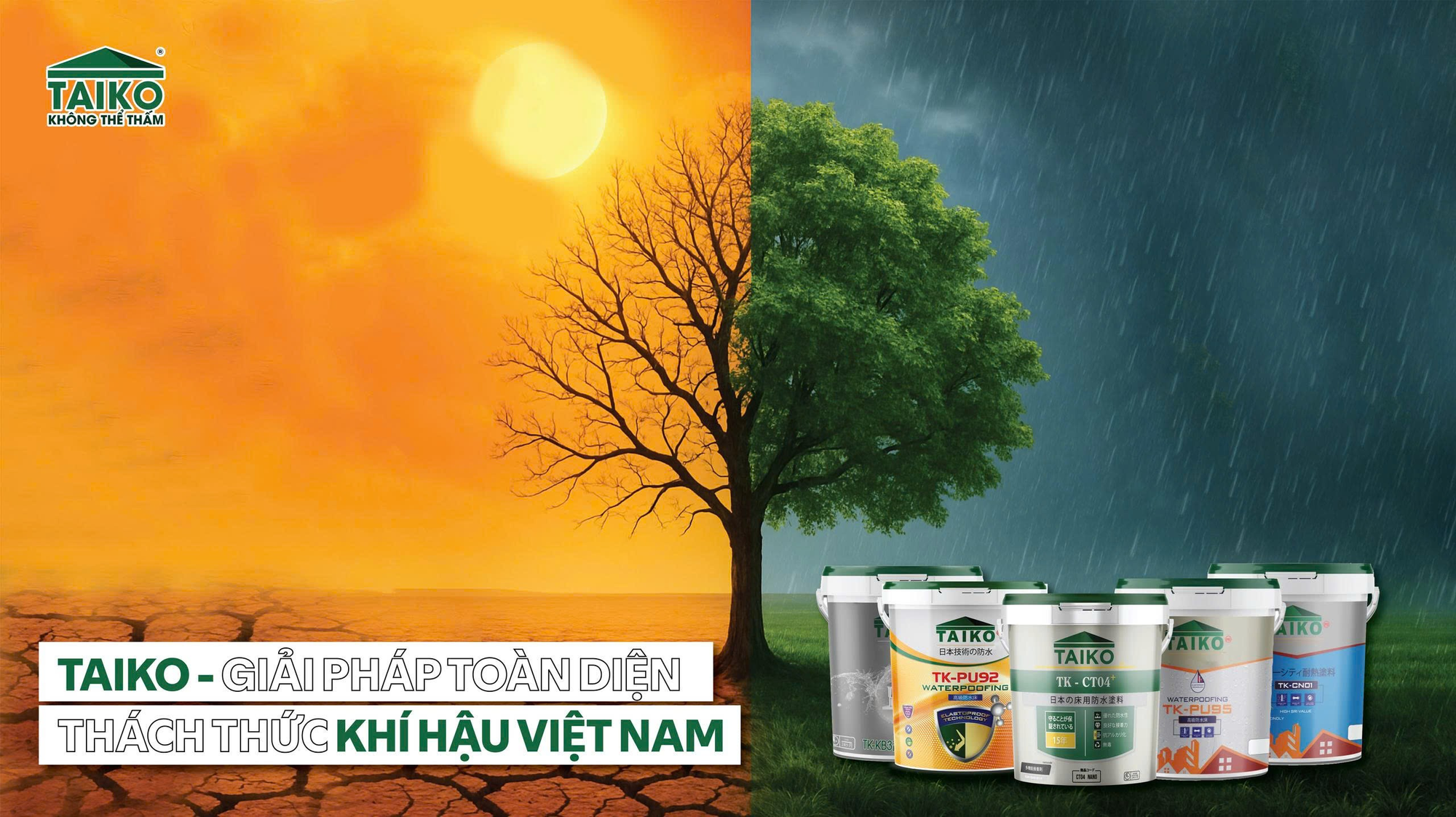 TAIKO - Sơn chống thấm xanh, an toàn và bền vững- Ảnh 1. TAIKO - Sơn chống thấm xanh, an toàn và bền vững- Ảnh 1.