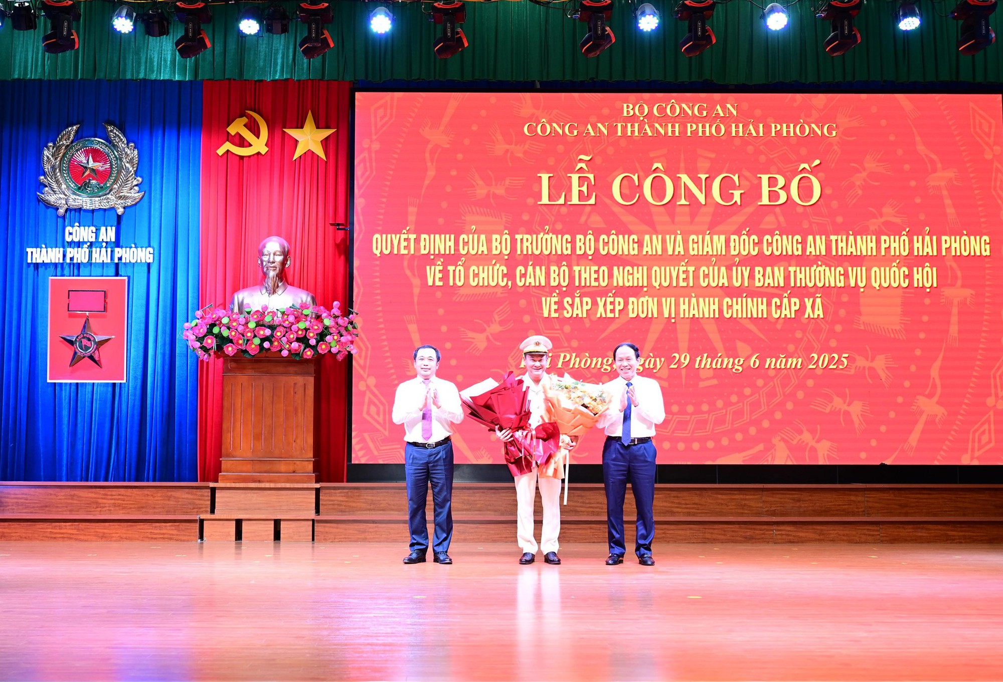 Công an TP Hải Phòng mới có 29 phòng nghiệp vụ, 114 công an xã, phường, đặc khu- Ảnh 1.