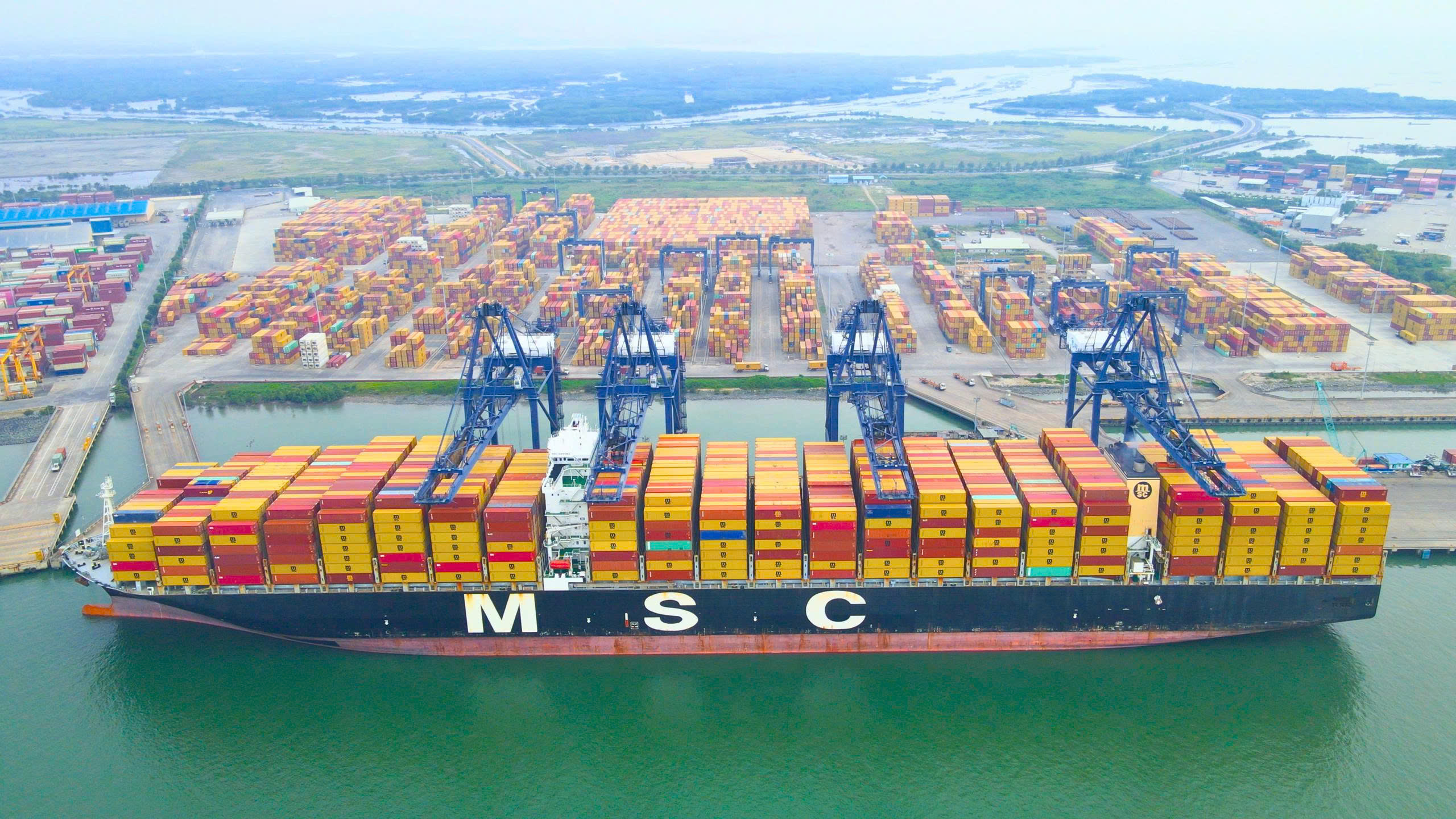 Cảng SSIT đạt sản lượng container cao kỷ lục- Ảnh 1. Cảng SSIT đạt sản lượng container cao kỷ lục- Ảnh 1.