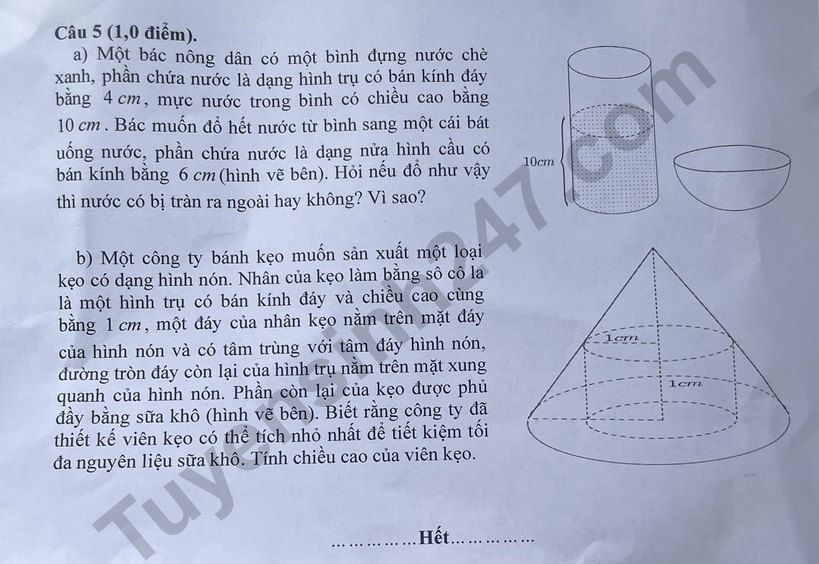 Đáp án đề thi tuyển sinh lớp 10 môn Toán Nghệ An năm 2025- Ảnh 3.