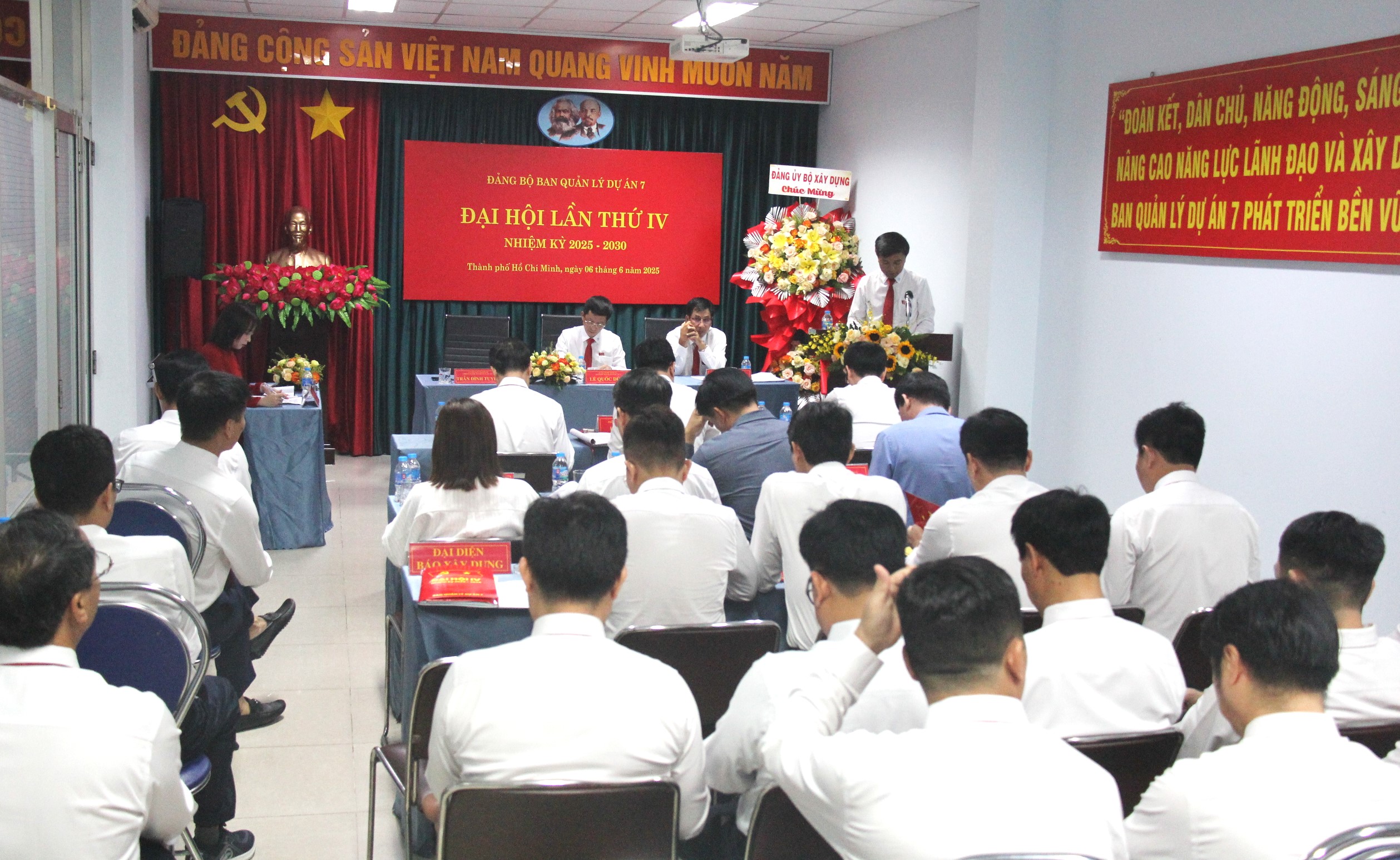 Ban Quản lý dự án 7 tổ chức Đại hội lần thứ IV nhiệm kỳ 2025-2030- Ảnh 1. Ban Quản lý dự án 7 tổ chức Đại hội lần thứ IV nhiệm kỳ 2025-2030- Ảnh 1.