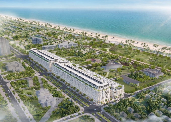 Thế hệ bất động sản nghỉ dưỡng mới - nơi dòng tiền tự vận hành, giá trị tự sinh sôi- Ảnh 1. Phối cảnh tổng thể dự án HTL Seaside Phú Yên. Ảnh: HTL Việt Nam