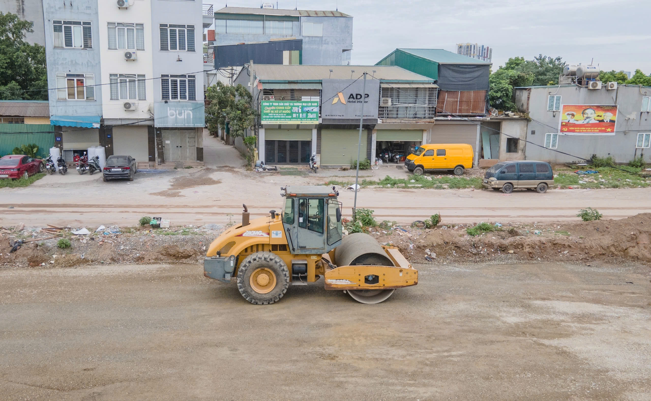 Toàn cảnh Vành đai 2,5 đoạn Đầm Hồng - QL1A sau hơn 1 tháng tái khởi động- Ảnh 3. Toàn cảnh Vành đai 2,5 đoạn Đầm Hồng - QL1A sau hơn 1 tháng tái khởi động- Ảnh 3.