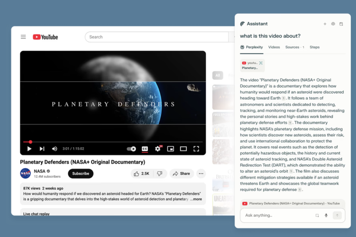 Perplexity chính thức ra mắt trình duyệt web AI đầu tiên, tham vọng cạnh tranh với Chrome- Ảnh 2. Perplexity chính thức ra mắt trình duyệt web AI đầu tiên, tham vọng cạnh tranh với Chrome- Ảnh 2.