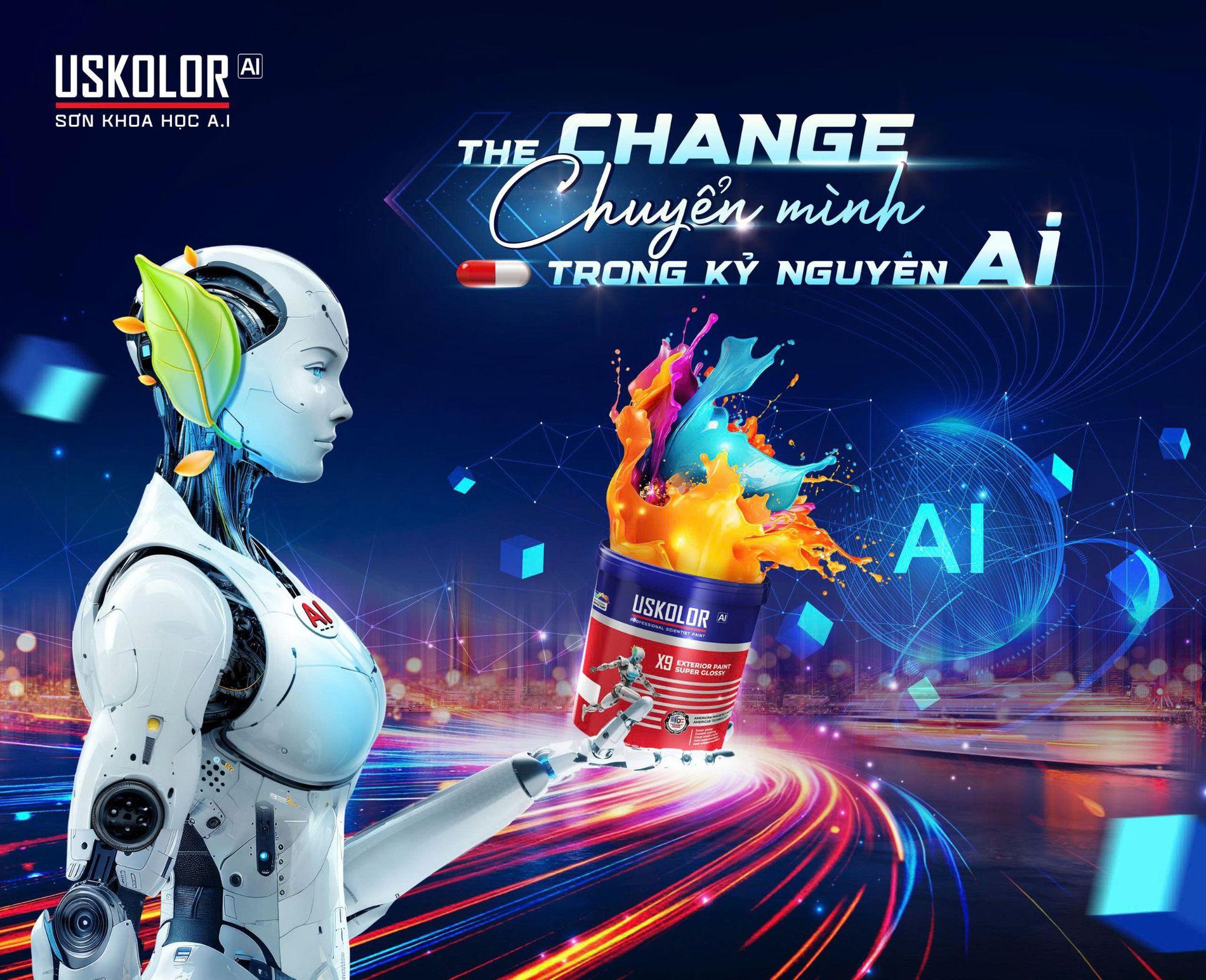 USkolor AI tổ chức thành công chuỗi sự kiện "THE CHANGE - Chuyển mình trong kỷ nguyên AI"- Ảnh 1. USkolor AI tổ chức thành công chuỗi sự kiện "THE CHANGE - Chuyển mình trong kỷ nguyên AI"- Ảnh 1.