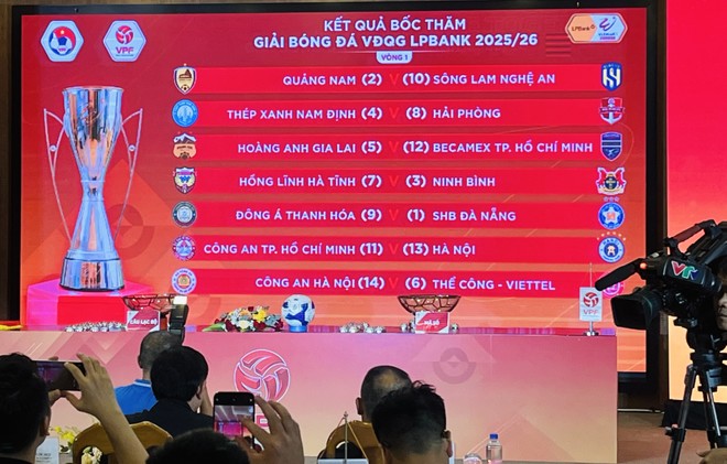 Lịch thi đấu vòng 1 giải Bóng đá vô địch Quốc gia LPBank 2025-2026- Ảnh 2. Lịch thi đấu vòng 1 giải Bóng đá vô địch Quốc gia LPBank 2025-2026- Ảnh 2.