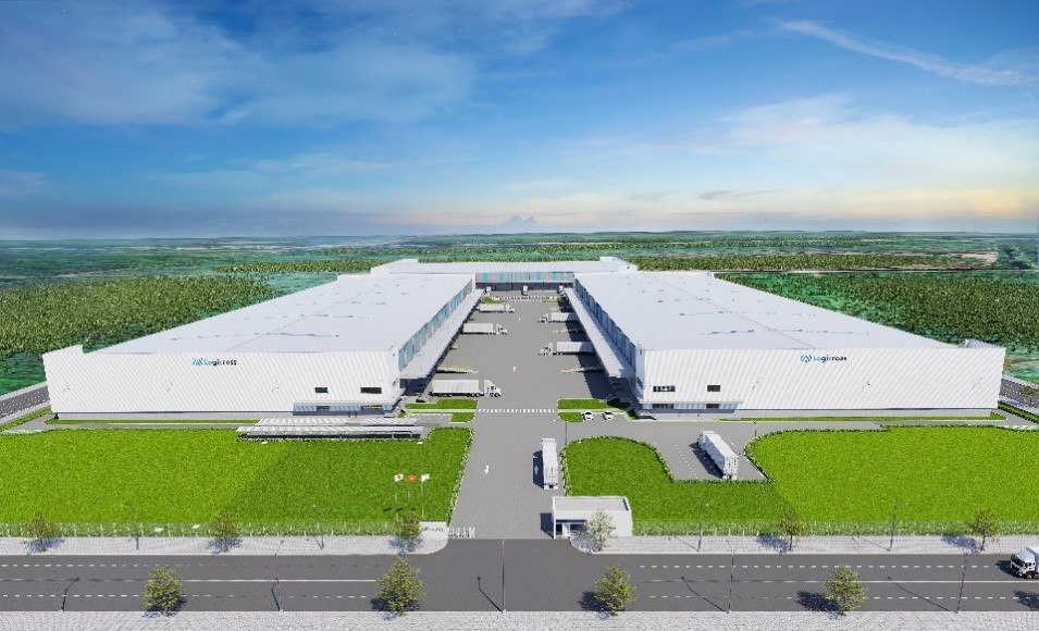 Bất động sản Việt Nam: Ổn định trong biến động, cơ hội trong thách thức- Ảnh 2. A large building with a road and grass Description automatically generated