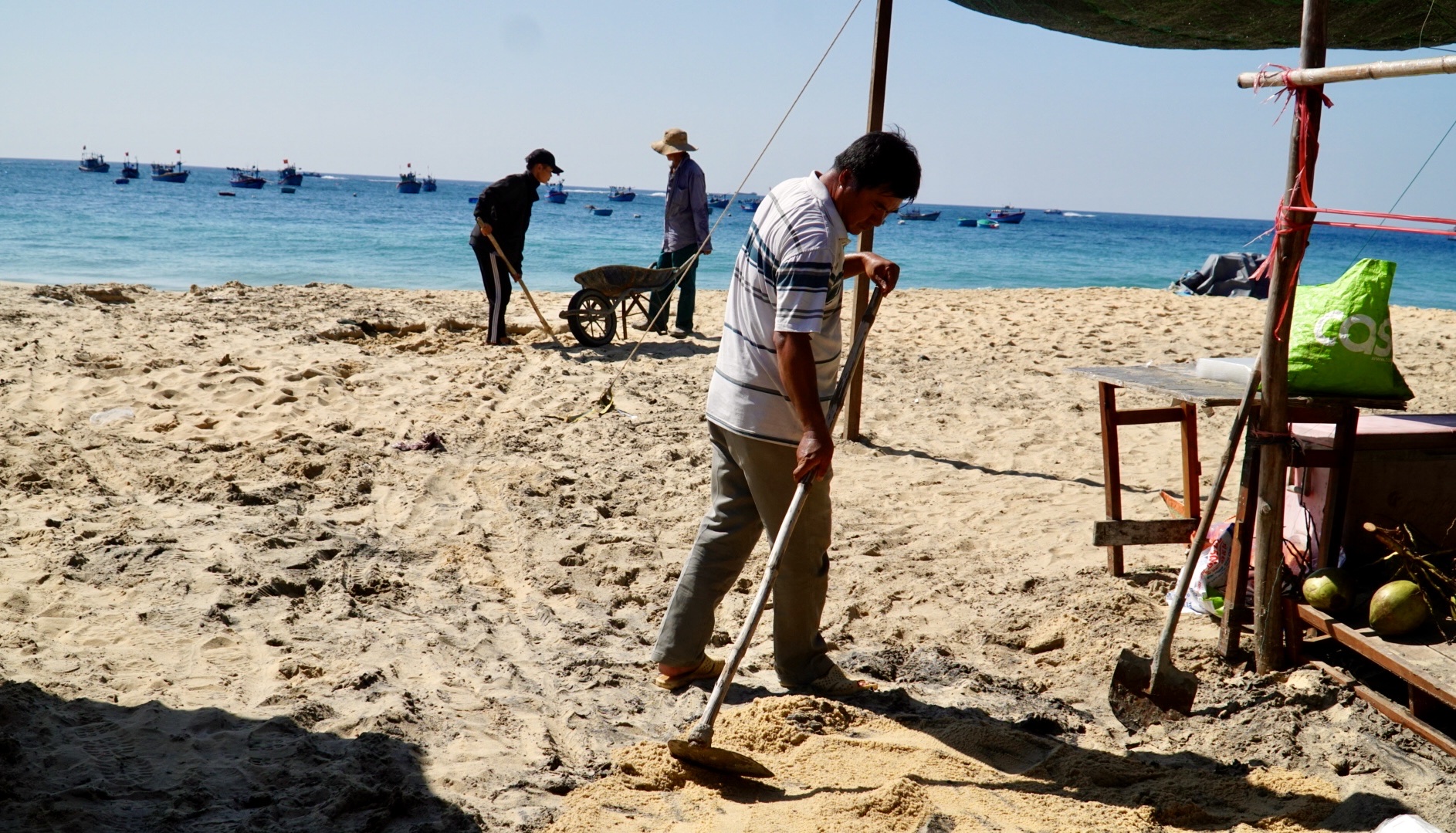 Gia Lai: Nước thải đen sì xả tràn ra biển Lý Hòa- Ảnh 3. Gia Lai: Nước thải đen sì xả tràn ra biển Lý Hòa- Ảnh 3.
