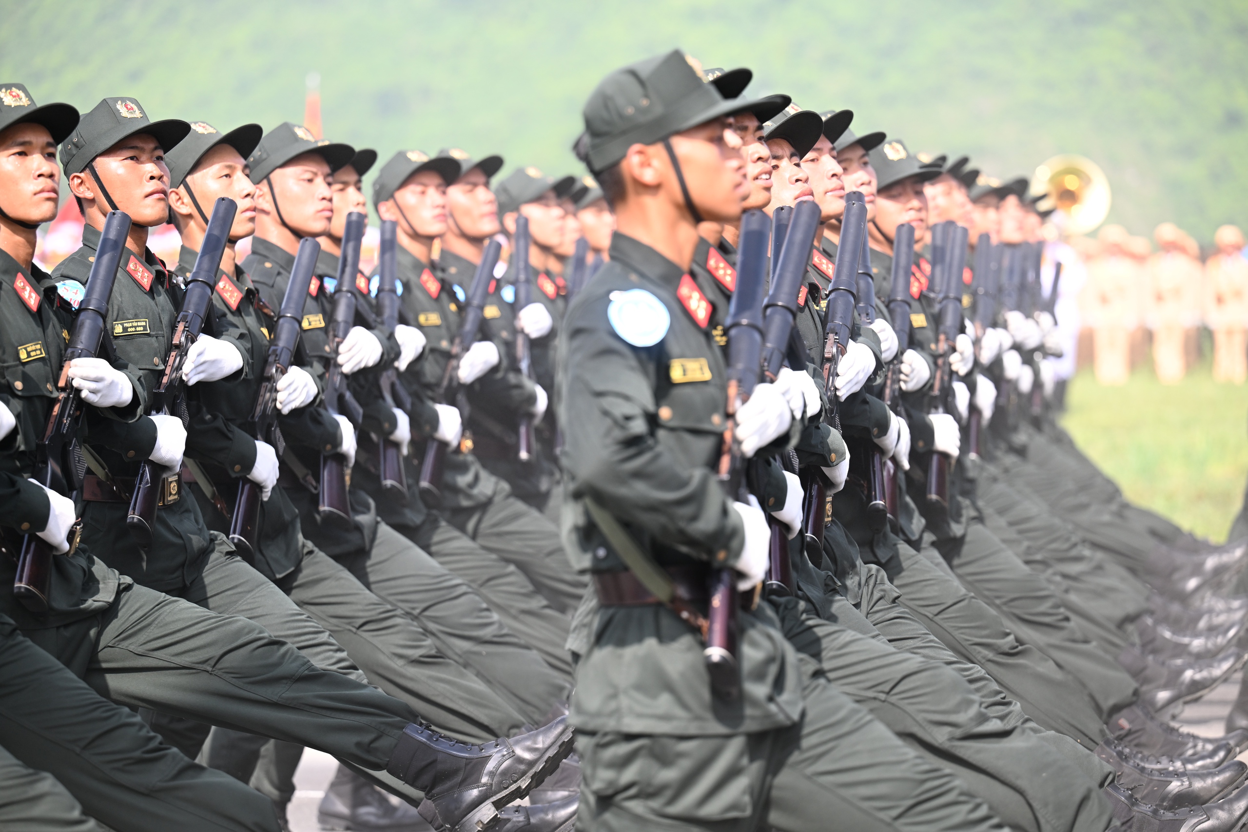 Dàn khí tài hiện đại lần đầu hợp luyện cùng khối diễu binh mừng đại lễ 2/9- Ảnh 12. Dàn khí tài hiện đại lần đầu hợp luyện cùng khối diễu binh mừng đại lễ 2/9- Ảnh 12.