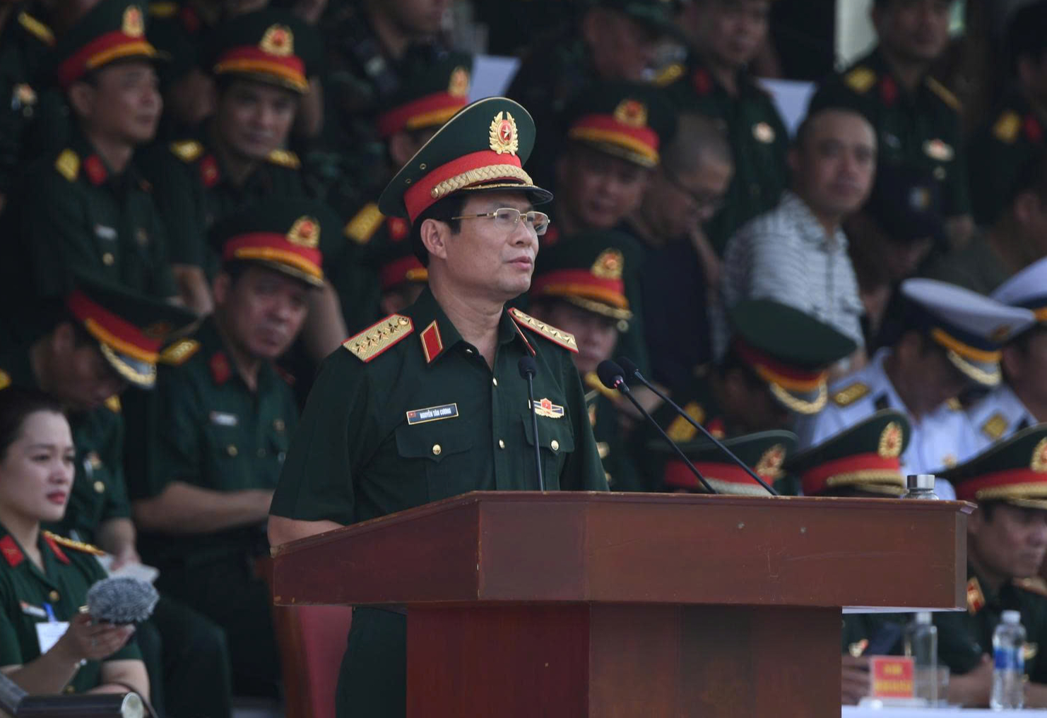 Dàn khí tài hiện đại lần đầu hợp luyện cùng khối diễu binh mừng đại lễ 2/9- Ảnh 23. Dàn khí tài hiện đại lần đầu hợp luyện cùng khối diễu binh mừng đại lễ 2/9- Ảnh 23.