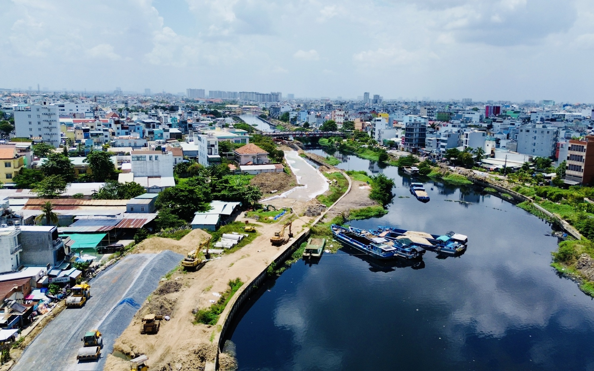 Dự án cải tạo kênh Tham Lương - Bến Cát - rạch Nước Lên chậm tiến độ do đâu?
