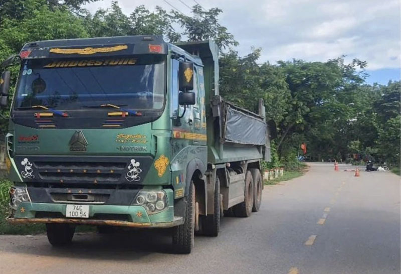Hiện trường vụ tai nạn - Ảnh: Hữu Thành. Hiện trường vụ tai nạn - Ảnh: Hữu Thành.