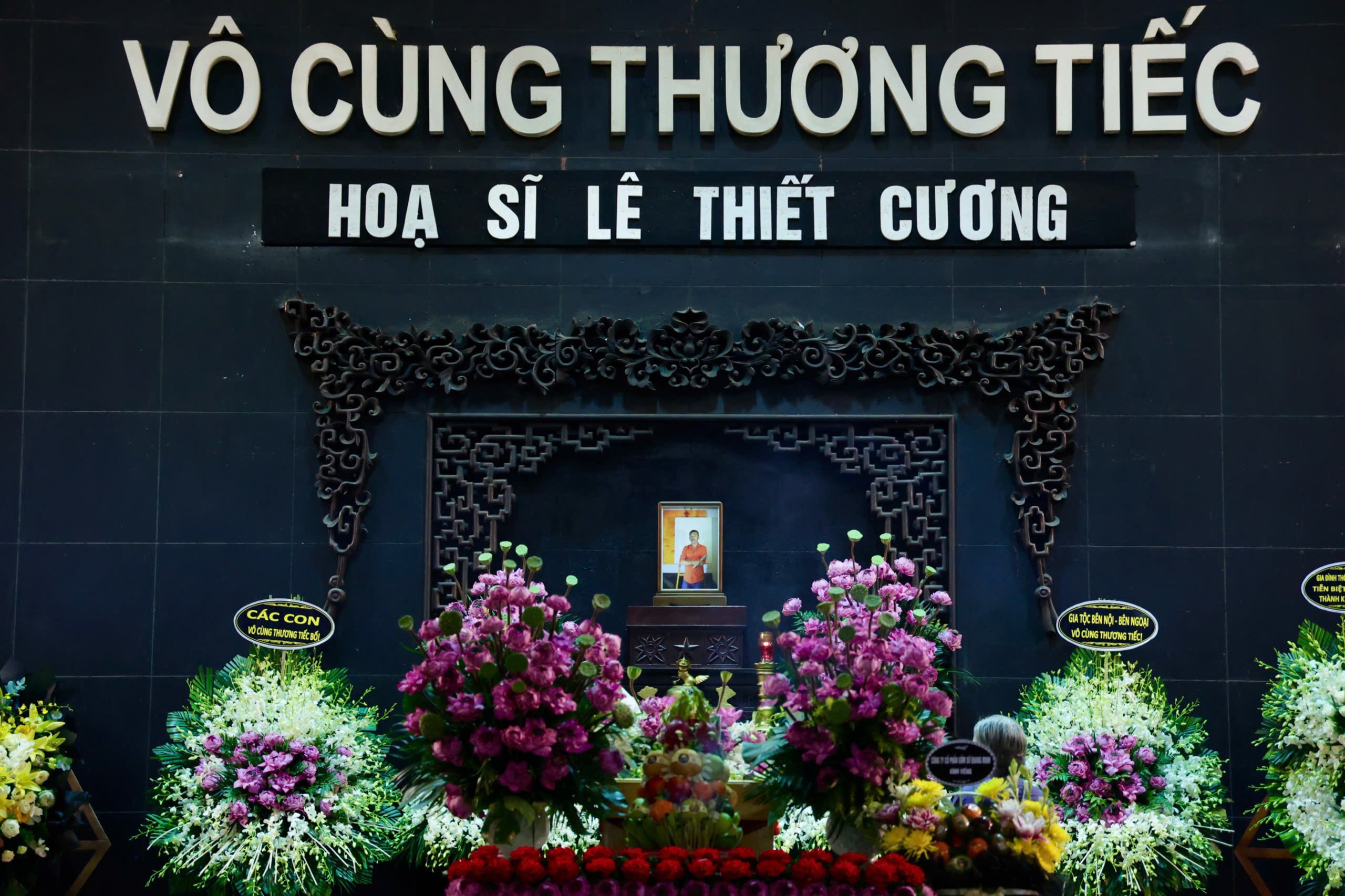 Gia đình, đồng nghiệp tiễn biệt họa sĩ tài hoa Lê Thiết Cương- Ảnh 1.