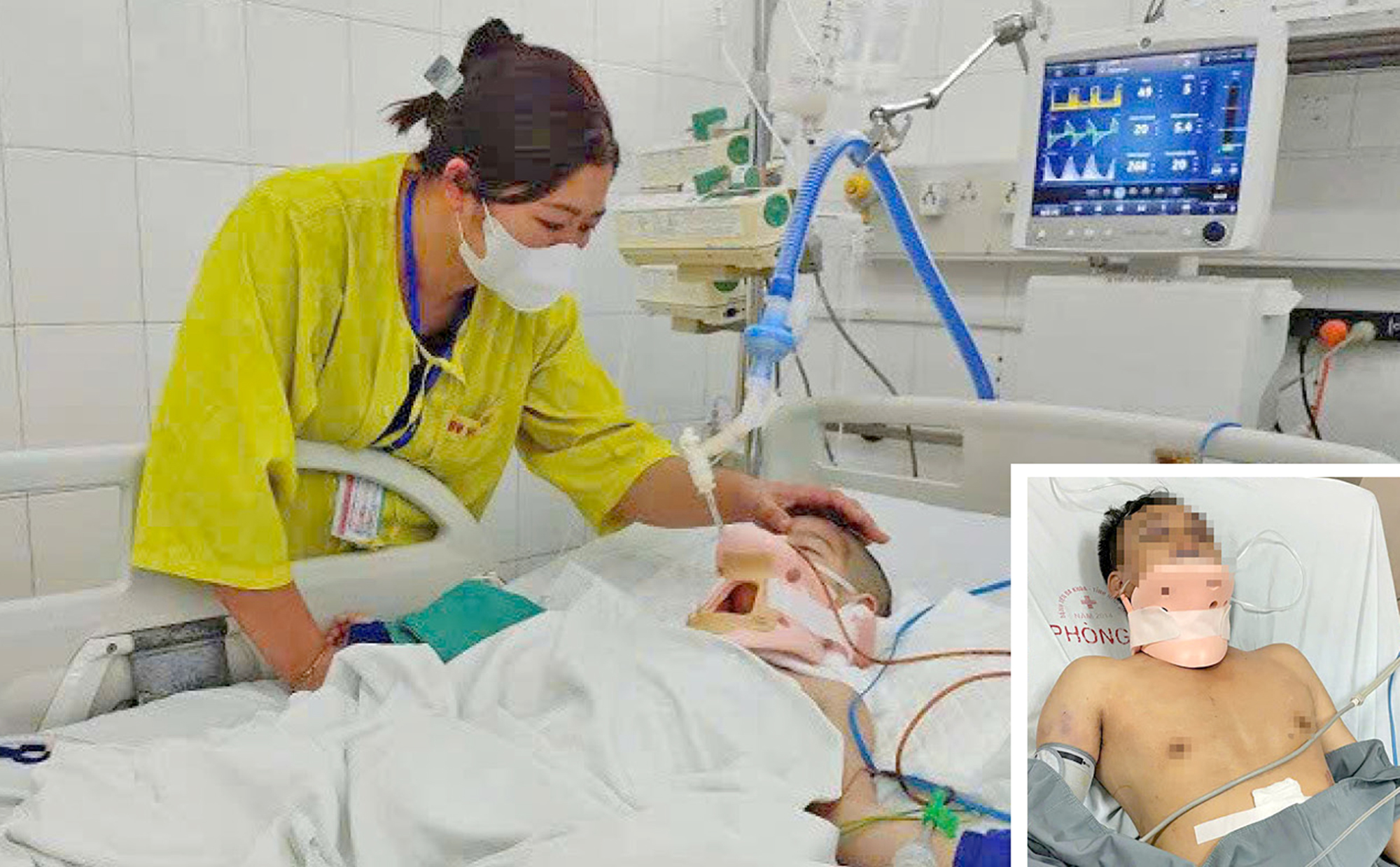 Vợ nghèo gồng gánh cứu chồng con sau tai nạn - Ảnh 1.
