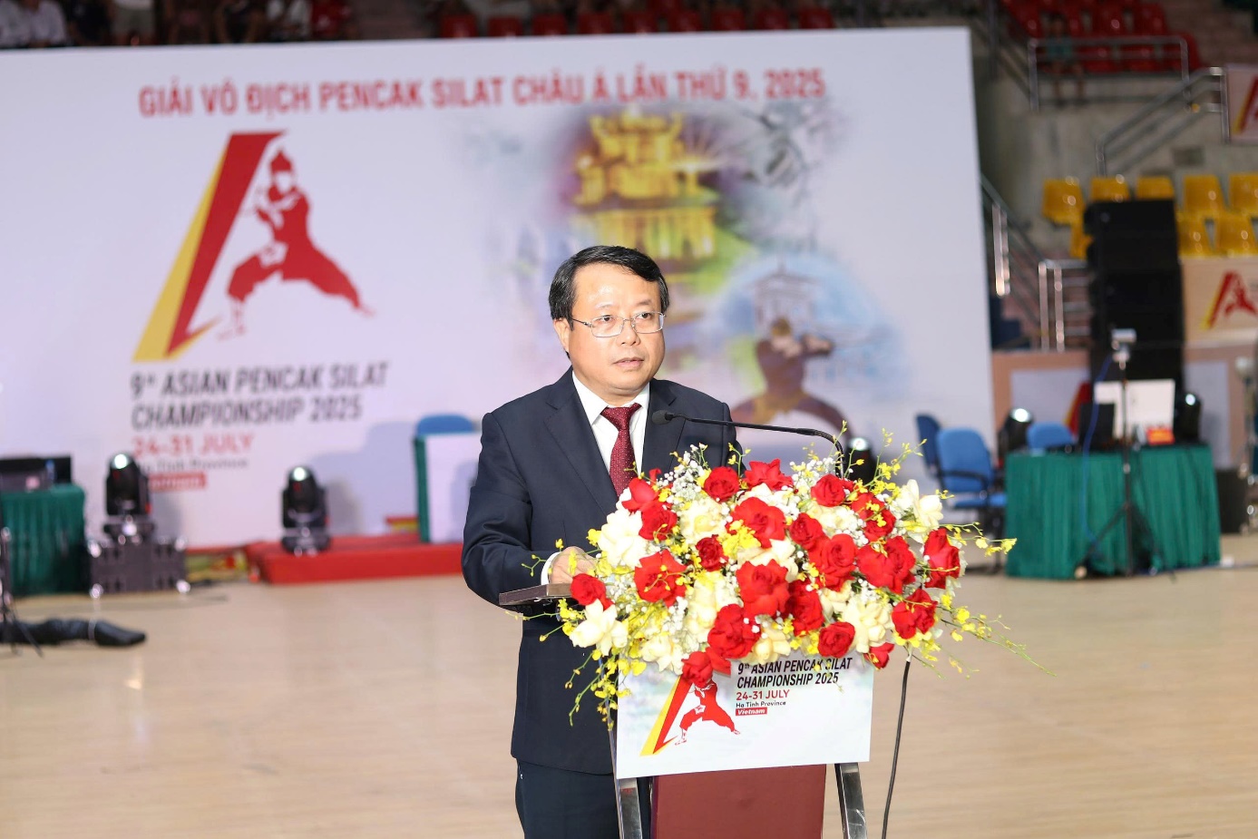 Khai mạc giải vô địch Pencak Silat Châu Á 2025 tại Hà Tĩnh- Ảnh 1. Khai mạc giải vô địch Pencak Silat Châu Á 2025 tại Hà Tĩnh- Ảnh 1.