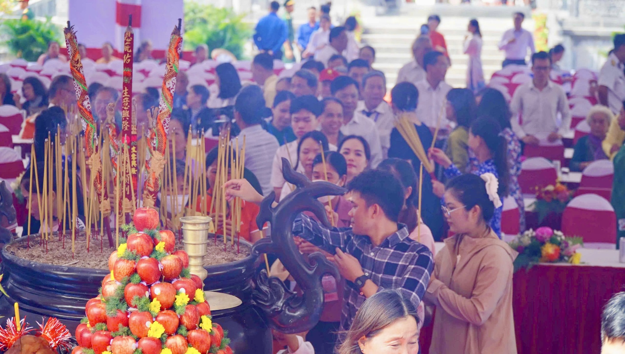 Côn Đảo: Tri ân hơn 20.000 người con ưu tú của dân tộc dịp 27/7
- Ảnh 9. Côn Đảo: Tri ân hơn 20.000 người con ưu tú của dân tộc dịp 27/7
- Ảnh 9.