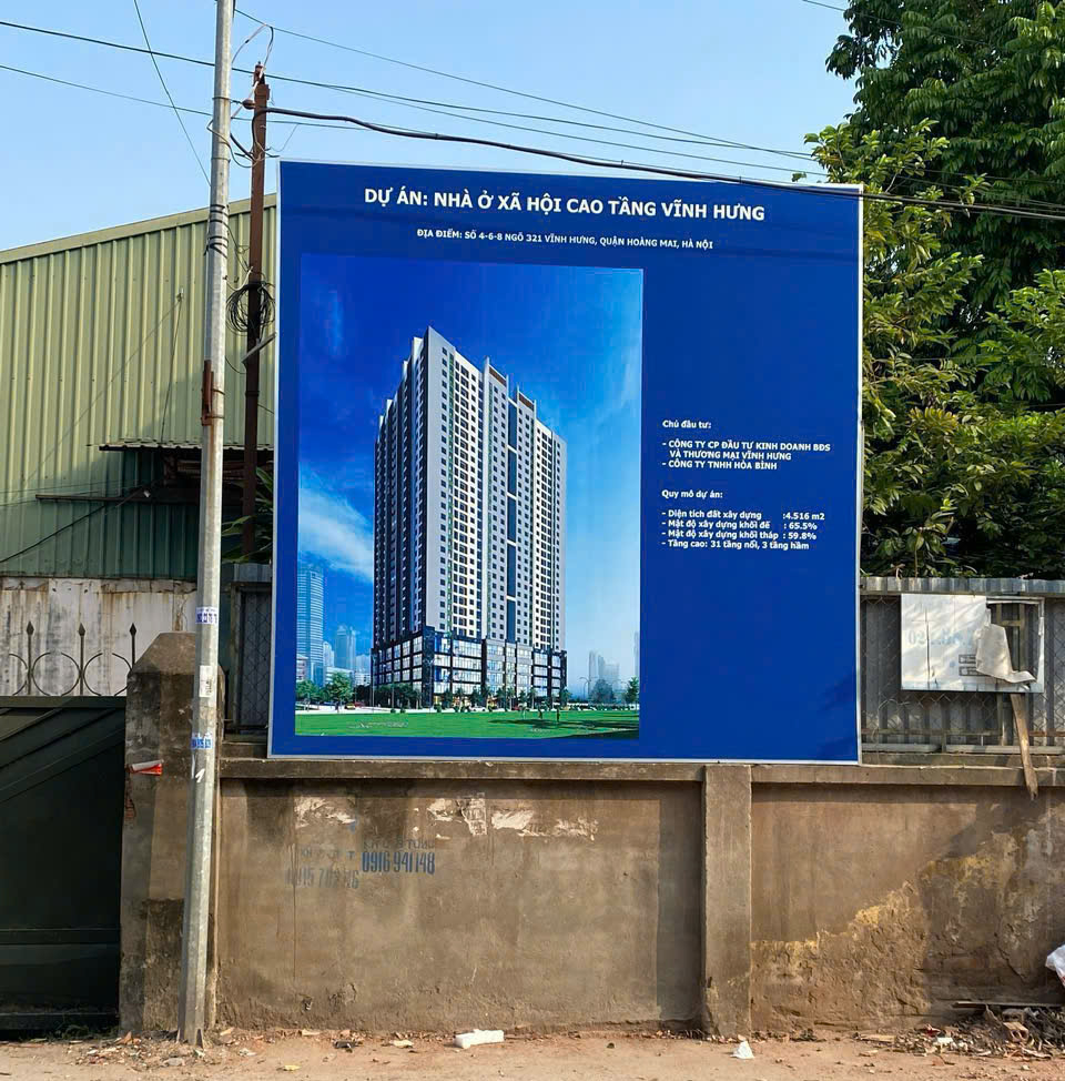 Hà Nội: Dự án Nhà ở xã hội Vĩnh Hưng đang triển khai đến đâu?- Ảnh 1. Hà Nội: Dự án Nhà ở xã hội Vĩnh Hưng đang triển khai đến đâu?- Ảnh 1.