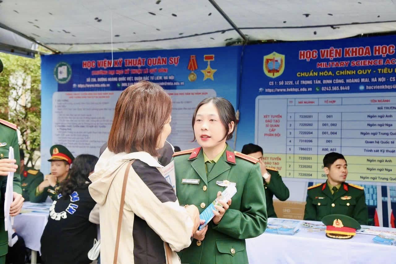 Điểm sàn các trường Quân đội năm 2025, cao nhất 23 điểm - Ảnh 1.