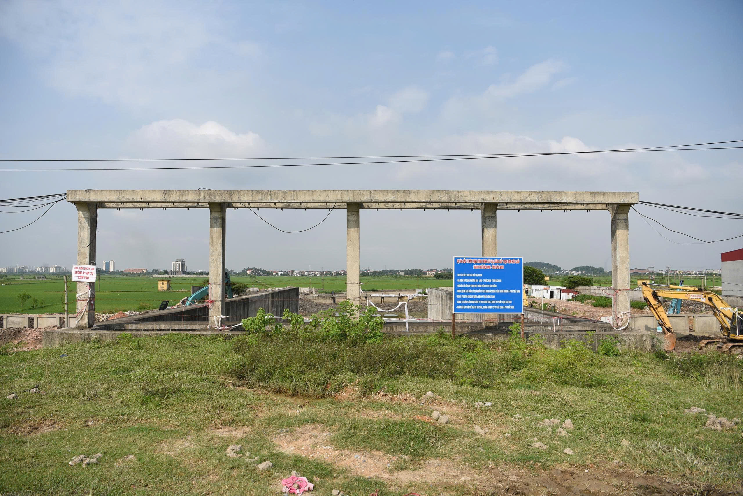 Sau chỉ đạo của Chủ tịch tỉnh Bắc Ninh dự án trạm bơm trăm tỷ đồng thi công ra sao?- Ảnh 19.