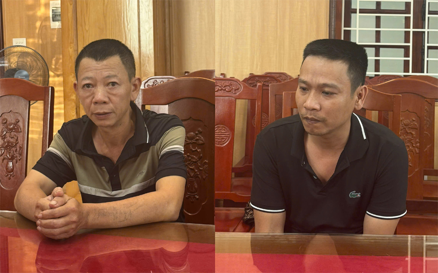 Thanh Hóa: Bắt 2 đối tượng khai thác khoáng sản trái phép- Ảnh 1.