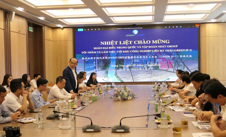 Thúc đẩy hợp tác quốc tế tại KCN Liên Hà Thái- Ảnh 1.