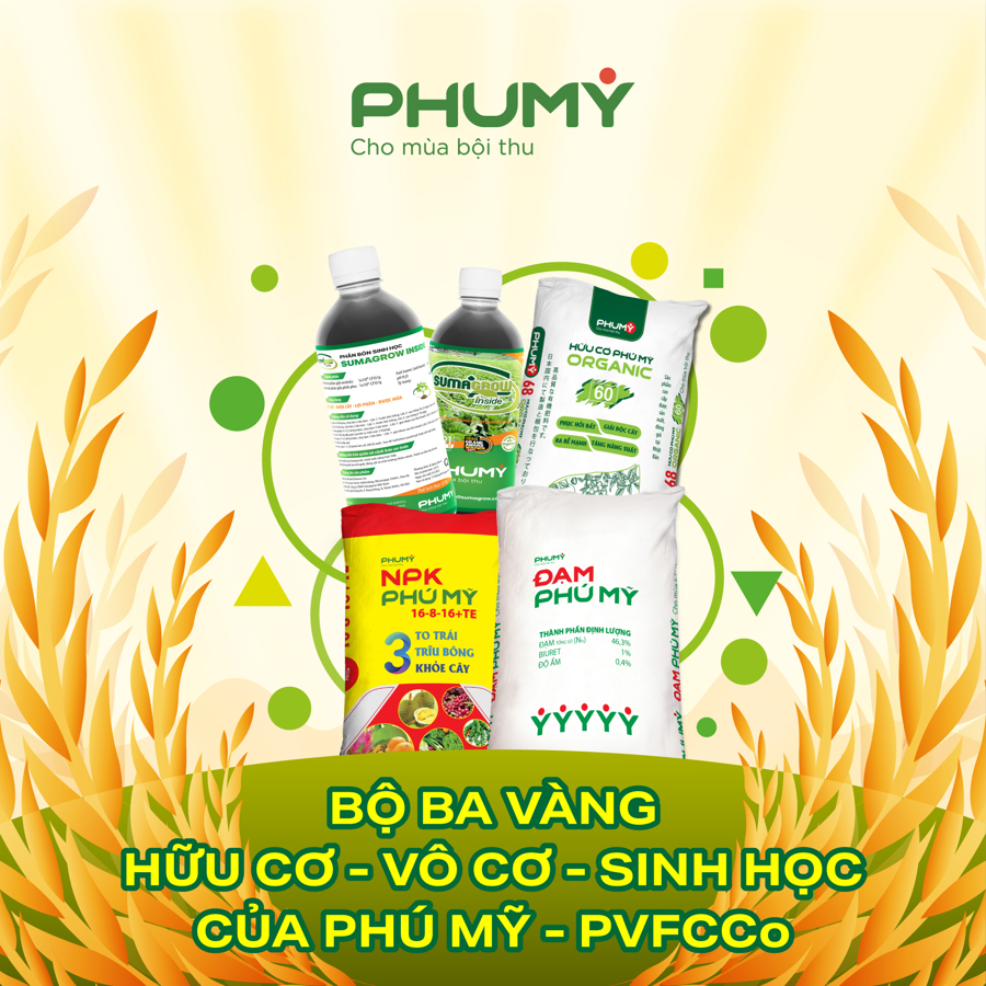 Sản phẩm Hữu cơ Phú Mỹ Organic: Hoàn thiện “Bộ ba vàng” dinh dưỡng cho nông nghiệp- Ảnh 2. Sản phẩm Hữu cơ Phú Mỹ Organic: Hoàn thiện “Bộ ba vàng” dinh dưỡng cho nông nghiệp- Ảnh 2.