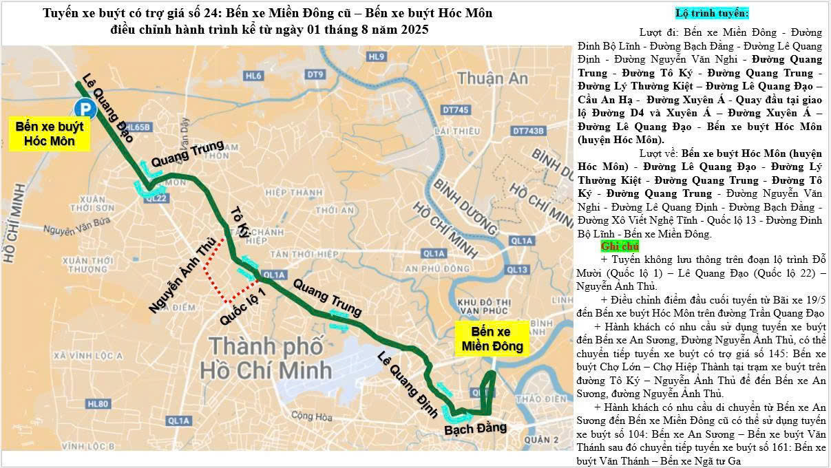 TP.HCM điều chỉnh lộ trình và tăng thời gian hoạt động nhiều tuyến xe buýt- Ảnh 5. TP.HCM điều chỉnh lộ trình và tăng thời gian hoạt động nhiều tuyến xe buýt- Ảnh 5.