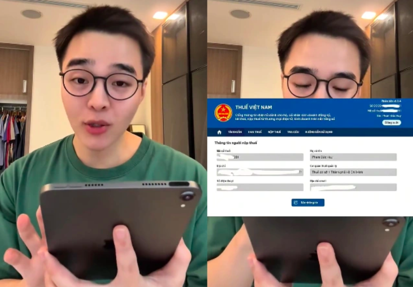 Cơ quan thuế đang xác minh việc chấp hành thuế của TikToker Tun Phạm- Ảnh 1. Cơ quan thuế đang xác minh việc chấp hành thuế của TikToker Tun Phạm- Ảnh 1.