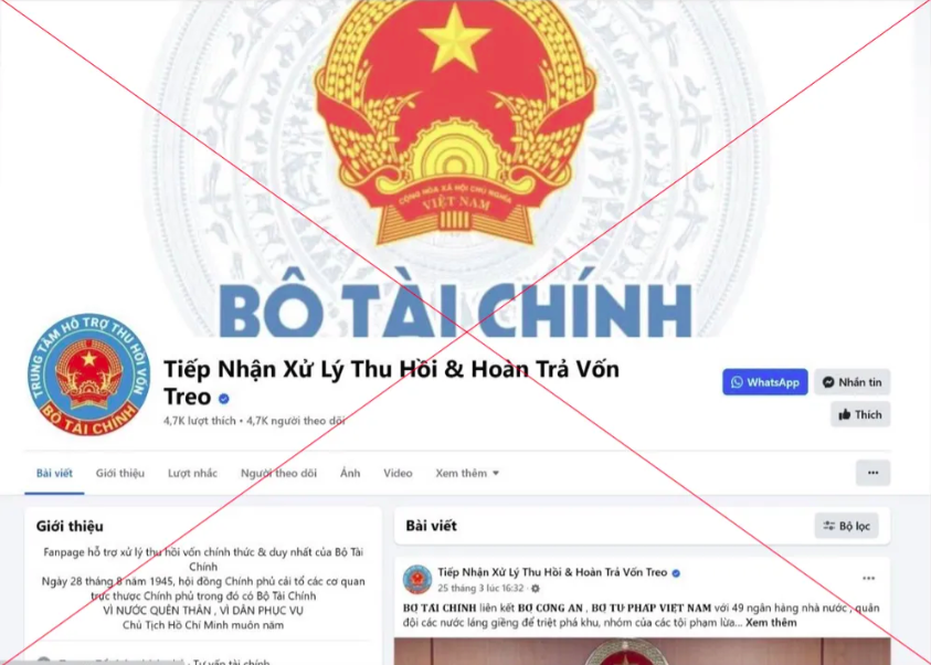 Cảnh báo hành vi giả mạo Bộ Tài chính để lừa đảo- Ảnh 1. Cảnh báo hành vi giả mạo Bộ Tài chính để lừa đảo- Ảnh 1.
