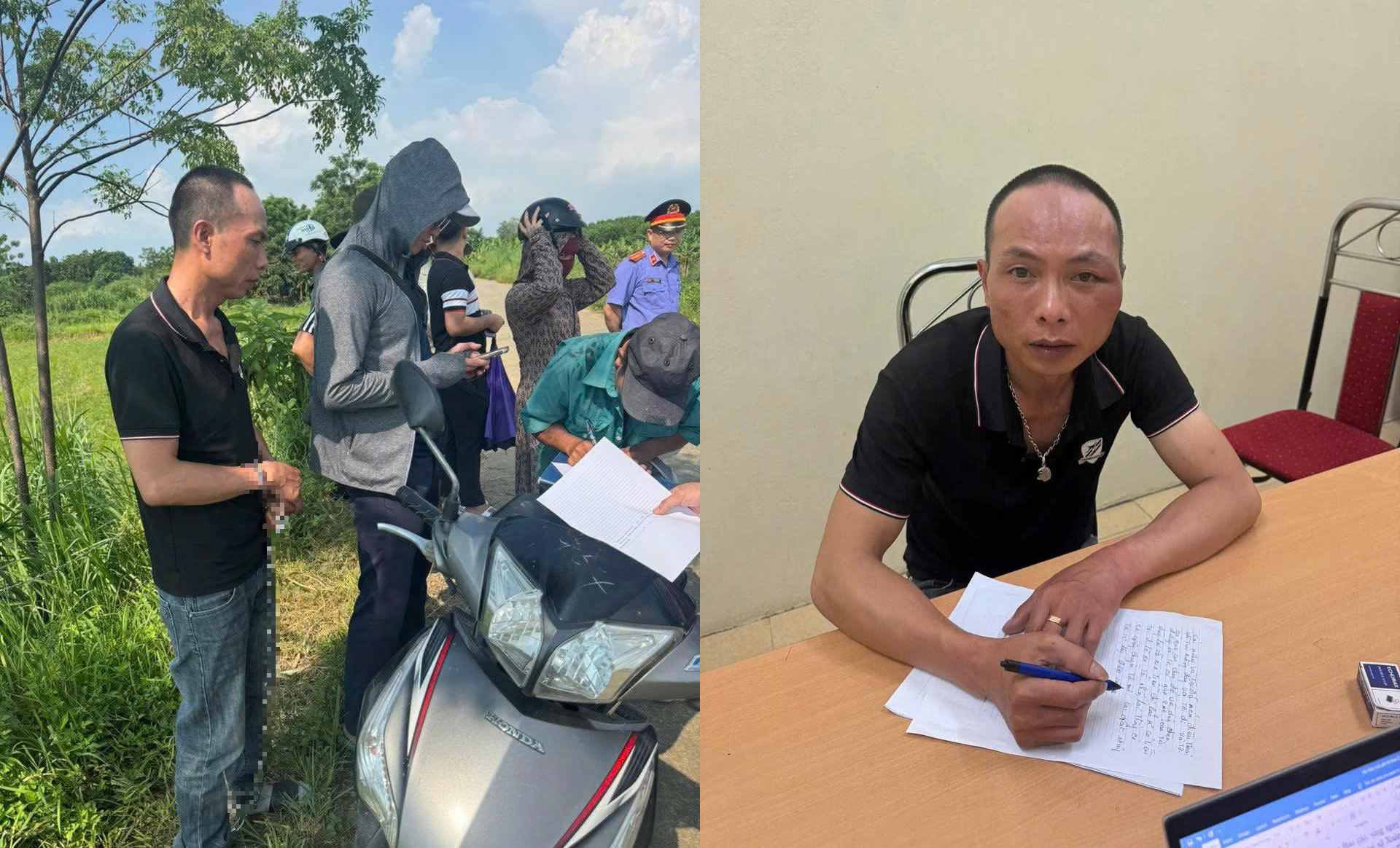 Bắt nhanh đối tượng đạp ngã xe, cướp giật tài sản của phụ nữ trên tuyến đê vắng người- Ảnh 1. Bắt nhanh đối tượng đạp ngã xe, cướp giật tài sản của phụ nữ trên tuyến đê vắng người- Ảnh 1.