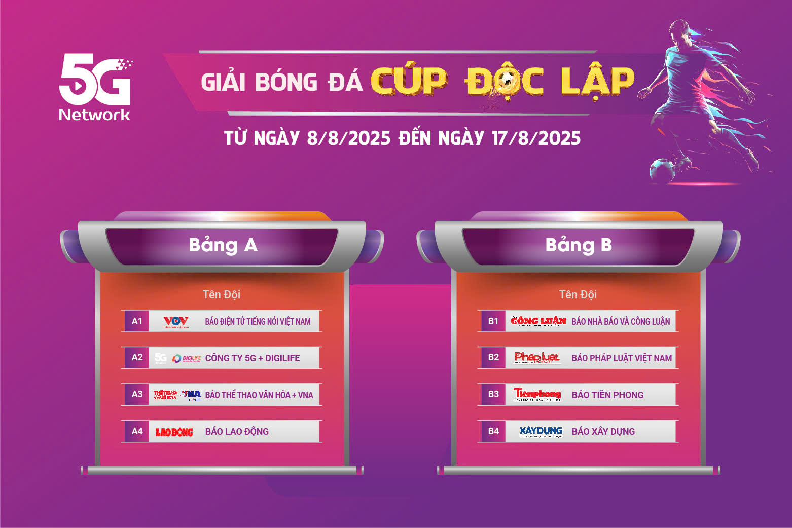 Đội bóng Báo Xây dựng tham dự Giải Bóng đá Cúp Độc lập chào mừng 80 năm Quốc khánh 2/9- Ảnh 3.