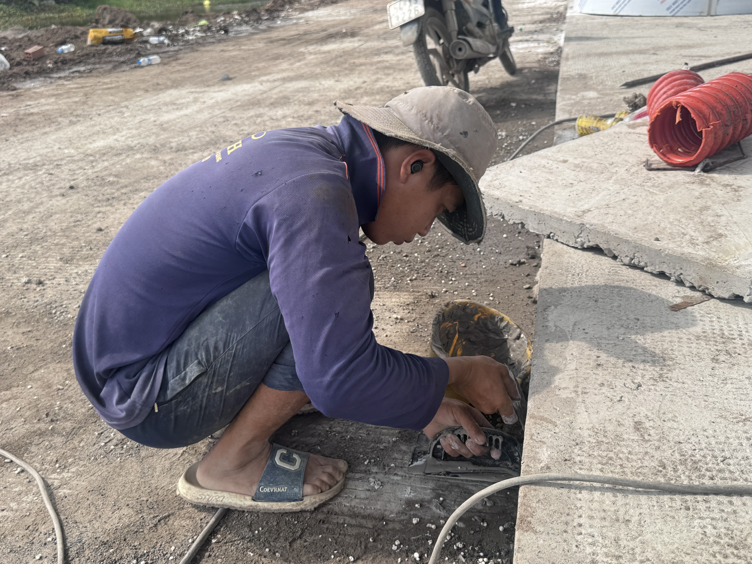 Tăng tốc thi công đường kết nối Vành đai 3 với cao tốc TP.HCM - Long Thành - Dầu Giây- Ảnh 10. Tăng tốc thi công đường kết nối Vành đai 3 với cao tốc TP.HCM - Long Thành - Dầu Giây- Ảnh 10.